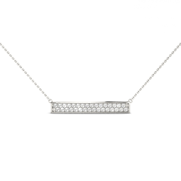 Anna Natural Diamond Bar Set  Necklace