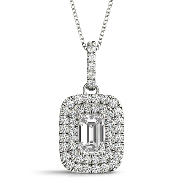 Tawney Lab-Created Diamond 4 Prong  Necklace