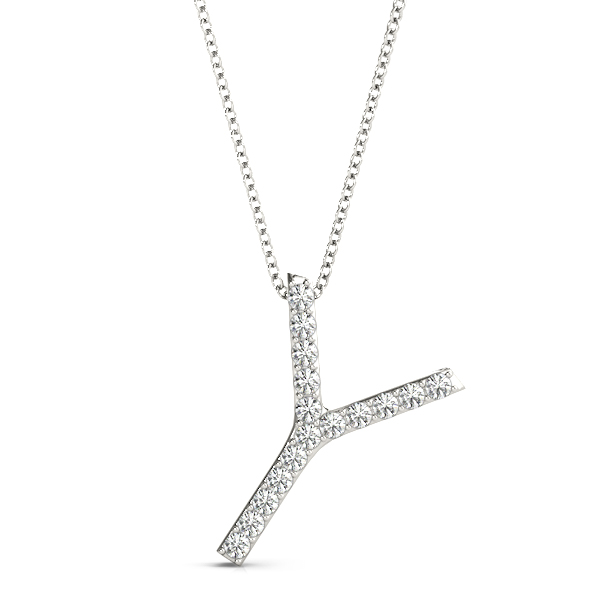 Younel Natural Diamond Prong Set  Necklace