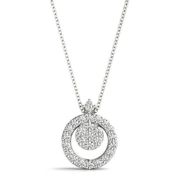 Torin Natural Diamond Prong Set  Necklace