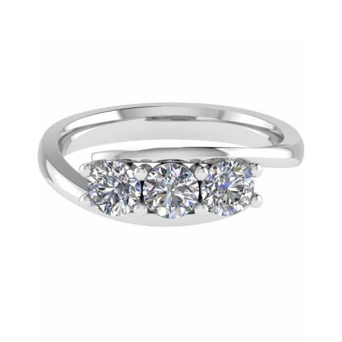 Danara Natural Diamond 4 Prong  Engagement Ring