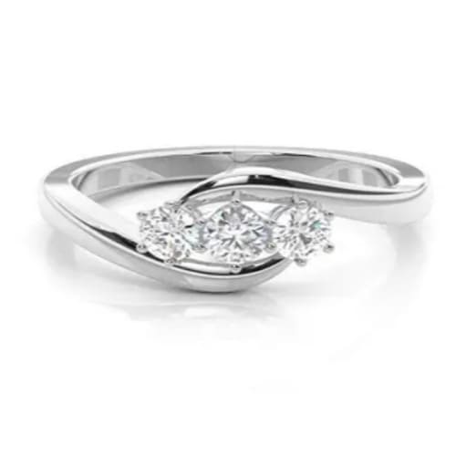Deanndra Natural Diamond 6 Prong  Engagement Ring