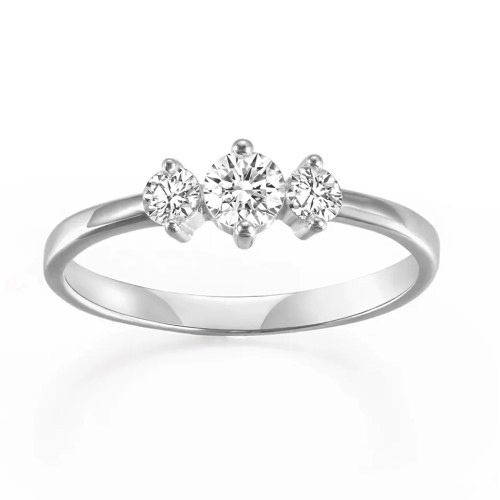 Darienne Natural Diamond 2 Prong  Engagement Ring