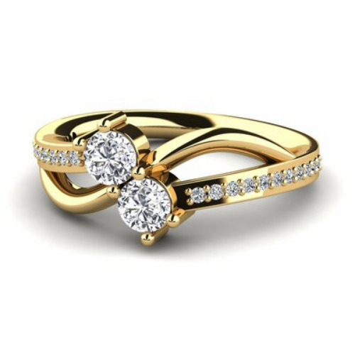 Mayleen 0.50 - 1.00 Carat Natural 4 Prong  Diamond Ring