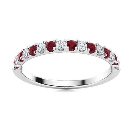 Eoduin Natural Ruby Prong  Engagement Ring