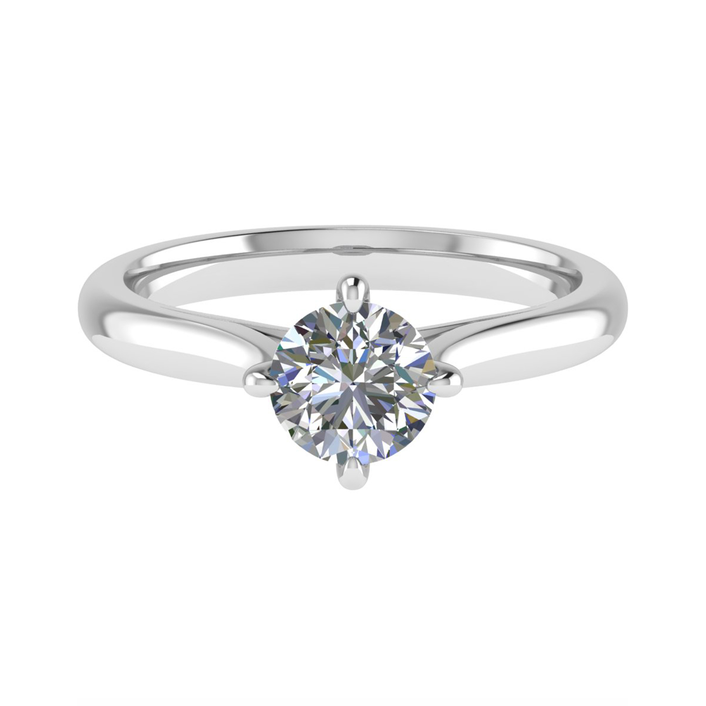 Matilda Natural 4 Prong  Diamond Ring