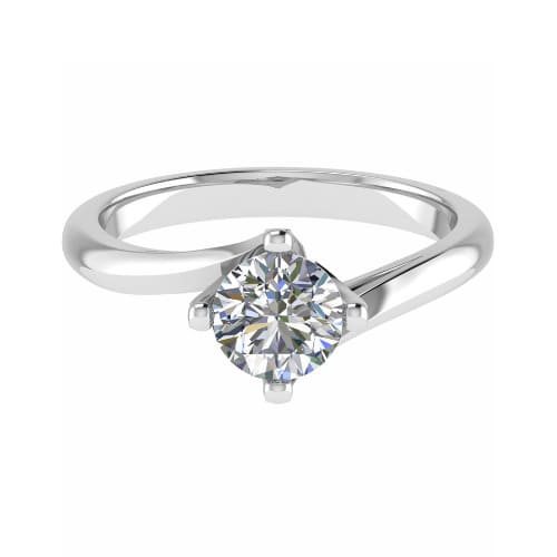 Crysta Natural 4 Prong  Diamond Ring