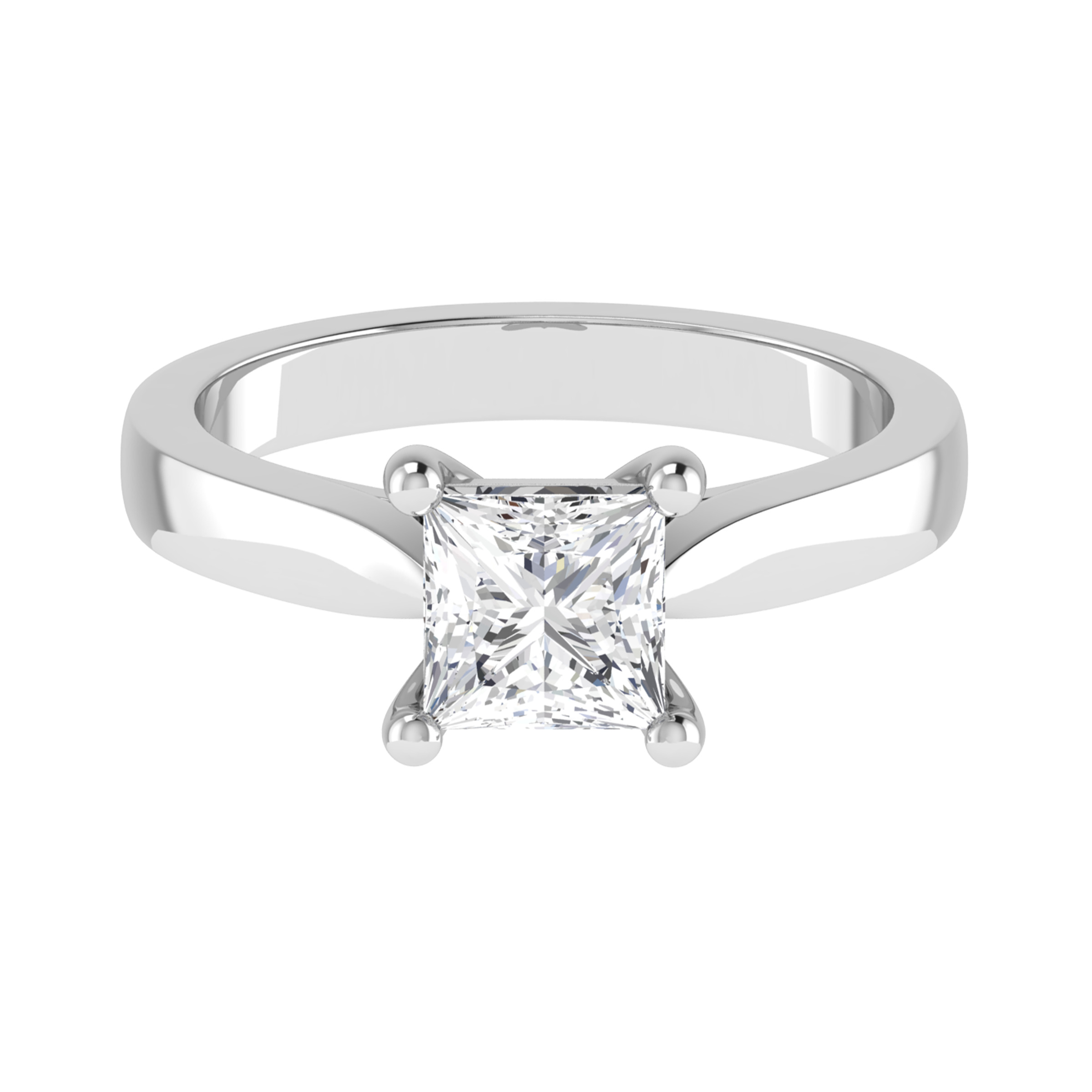 Sienna 4 Prong  Princess Cut Engagement Ring