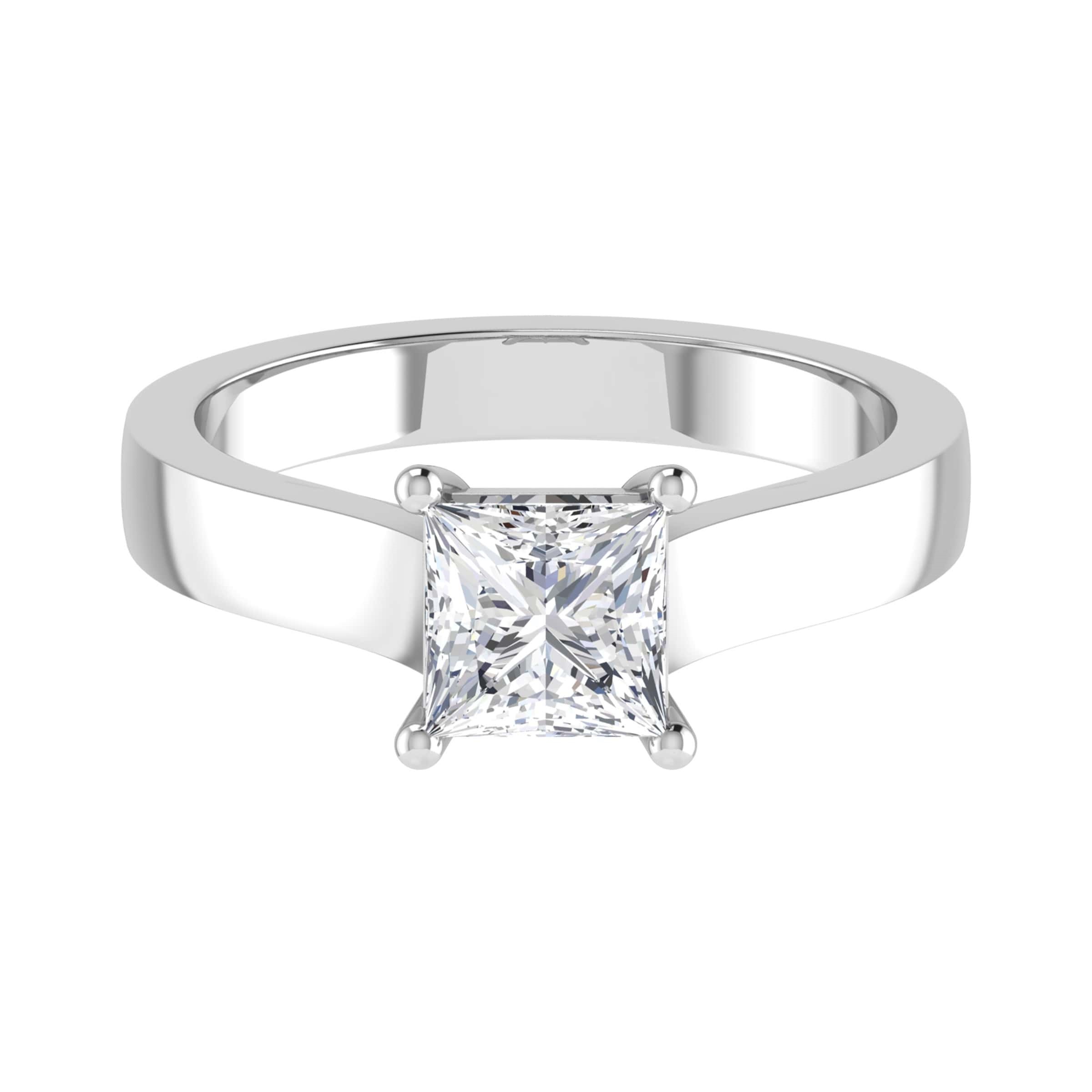 Bellina Natural Diamond 4 Prong  Engagement Ring