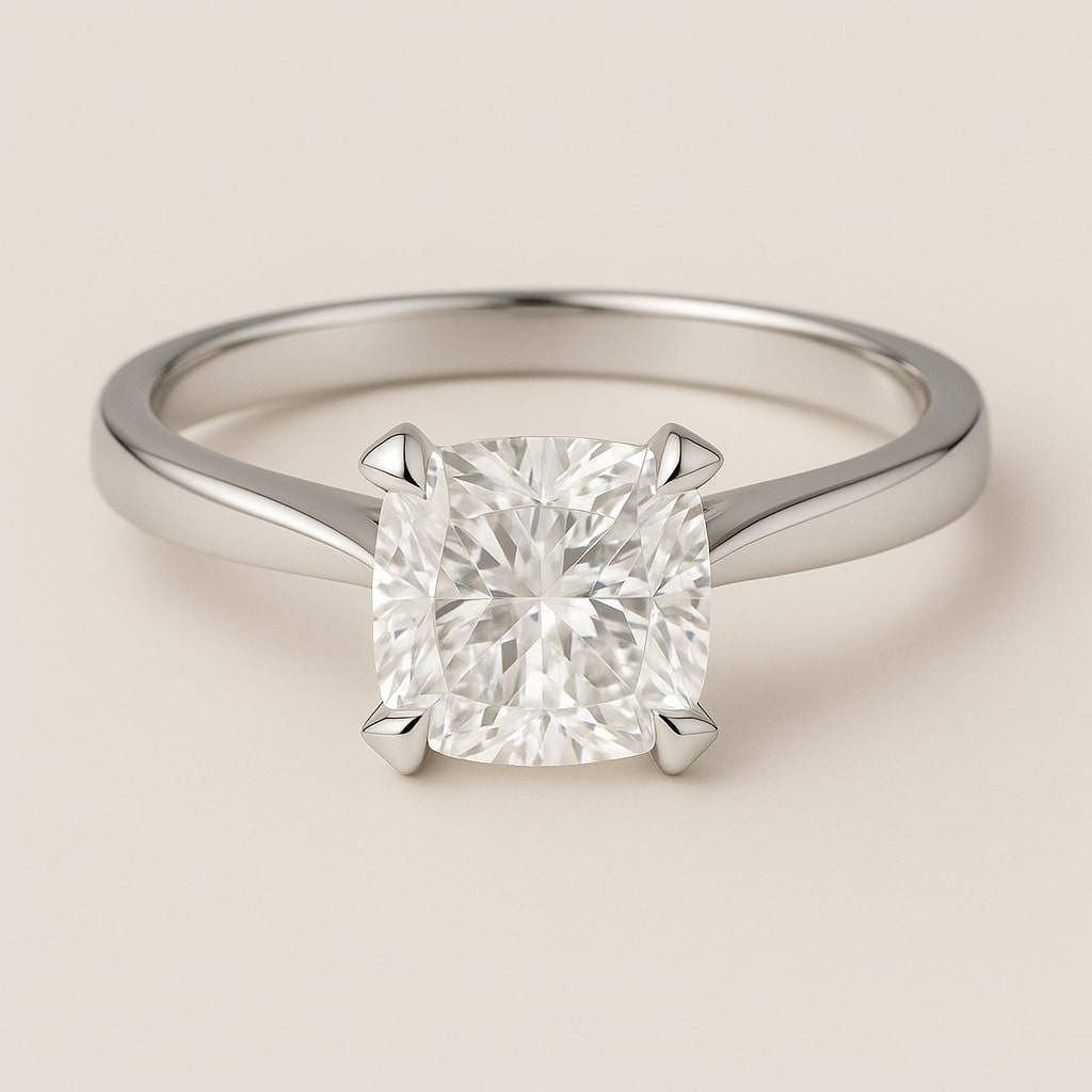Bellanie Natural Diamond 4 Prong  Engagement Ring