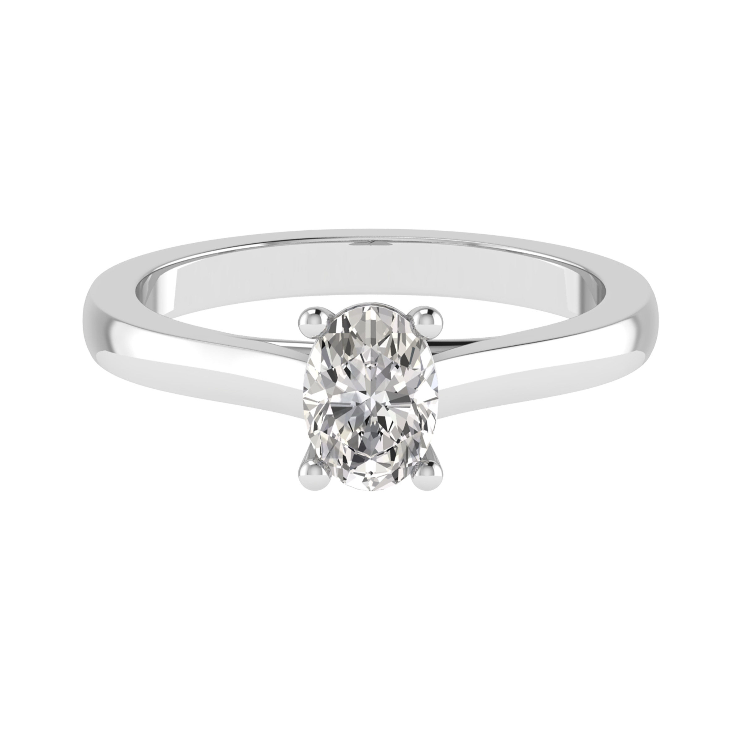 Brittinee Natural Diamond 4 Prong  Engagement Ring