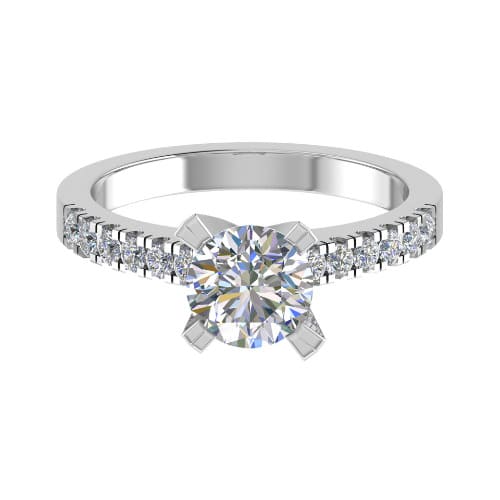 Chenoa Natural Diamond 4 Prong  Engagement Ring