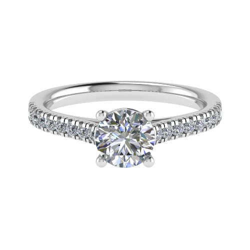 Czarina Natural Diamond 4 Prong  Engagement Ring