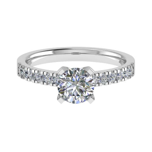 Caetti Natural Diamond 4 Prong  Engagement Ring