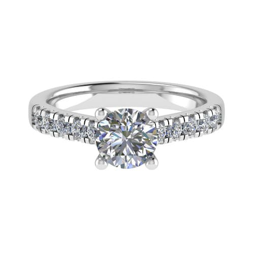 Cathwulf Natural Diamond 4 Prong  Engagement Ring