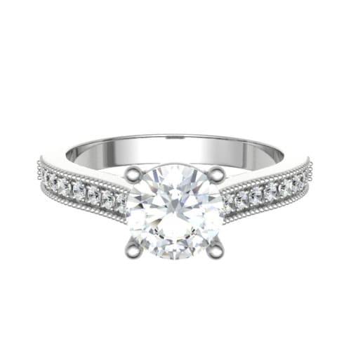 Chestina Natural Diamond 4 Prong  Engagement Ring