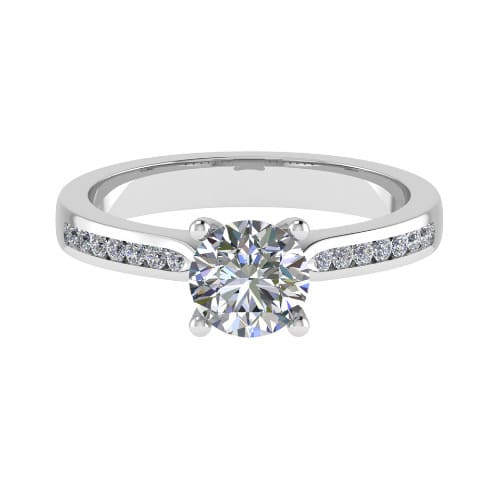 Caton Natural Diamond 4 Prong  Engagement Ring