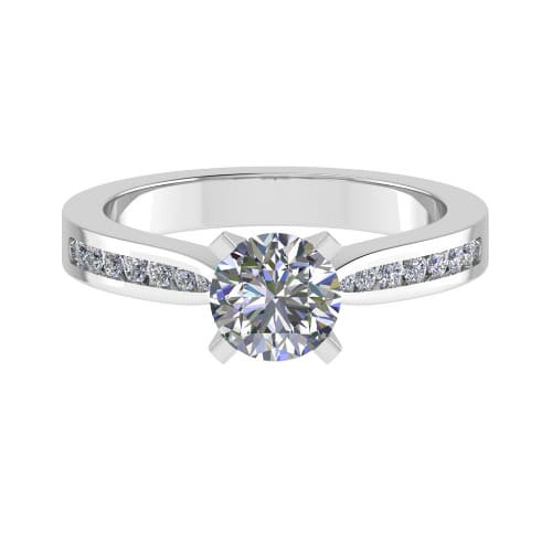 Crissy Natural Diamond 4 Prong  Engagement Ring