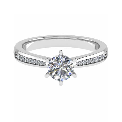 Cindi Natural Diamond 6 Prong  Engagement Ring