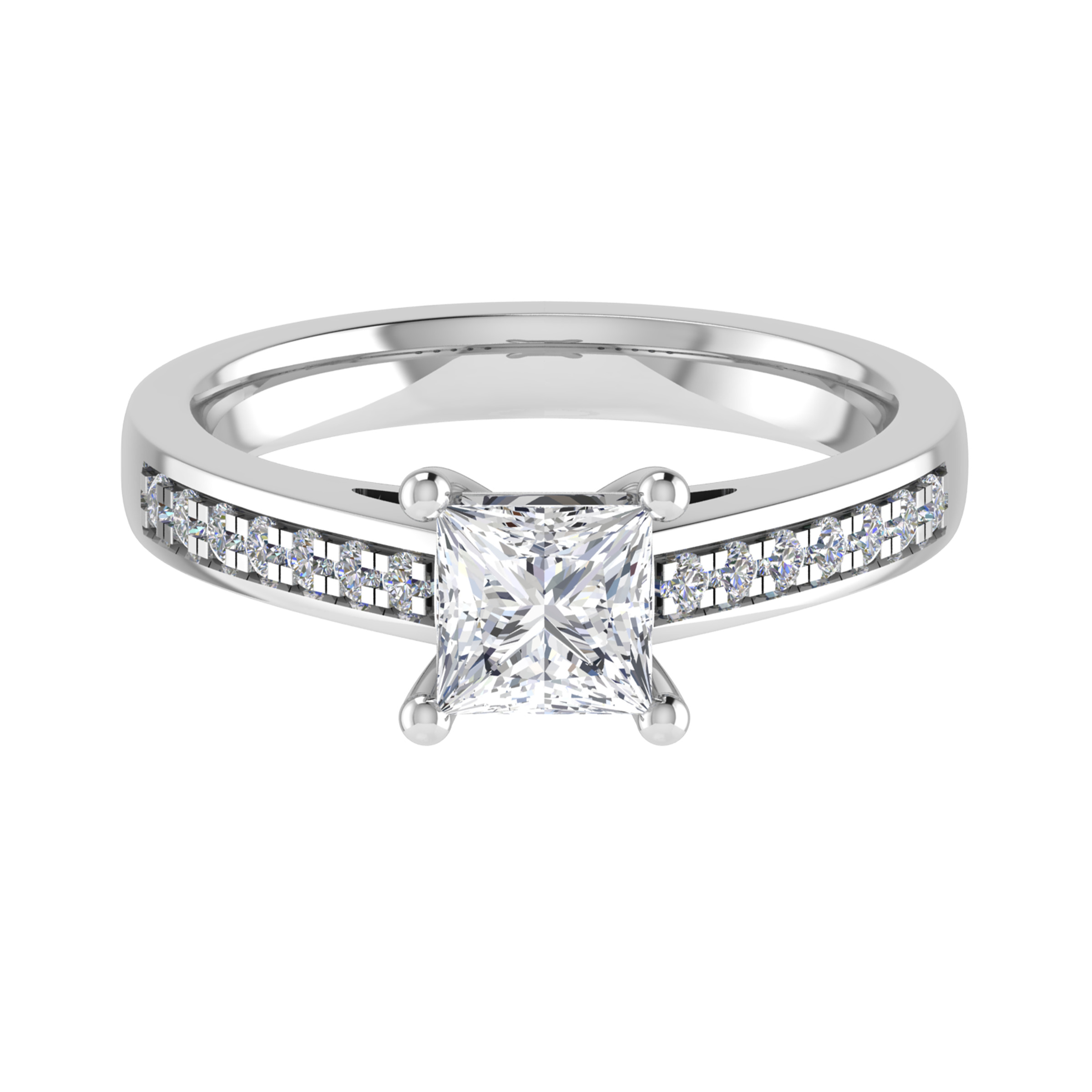 Codier Natural Diamond 4 Prong  Engagement Ring