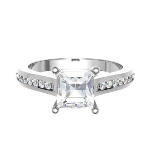 Cianna Natural Diamond 4 Prong  Engagement Ring