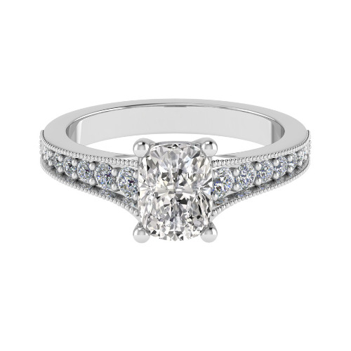 Cherish Natural Diamond 4 Prong  Engagement Ring