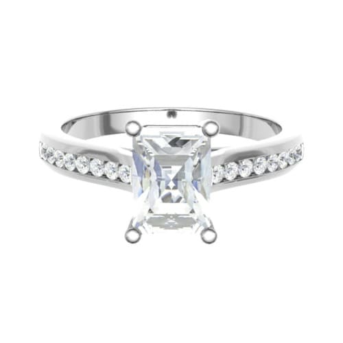 Caddie Natural Diamond 4 Prong  Engagement Ring