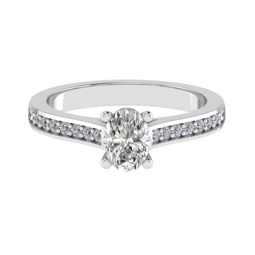 Cilla Natural Diamond 4 Prong  Engagement Ring