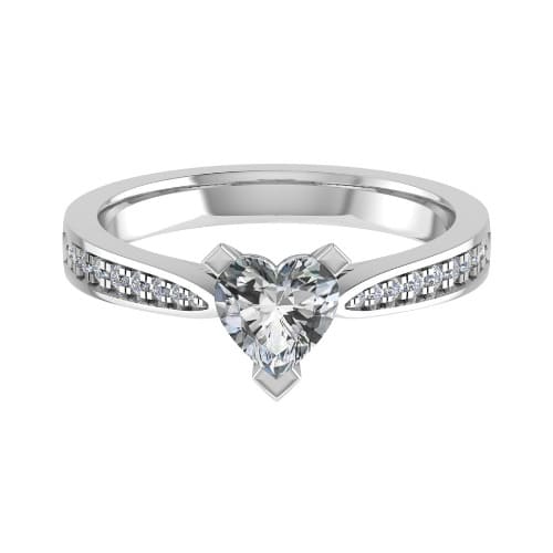 Jacqueline Natural Diamond 3 Prong  Engagement Ring
