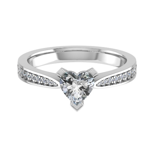 Jacqueline Natural Diamond 3 Prong  Engagement Ring