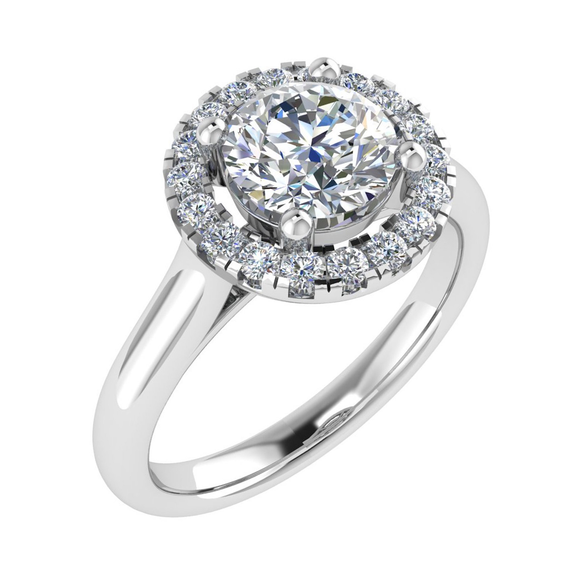 Ruth Natural 4 Prong  Diamond Ring