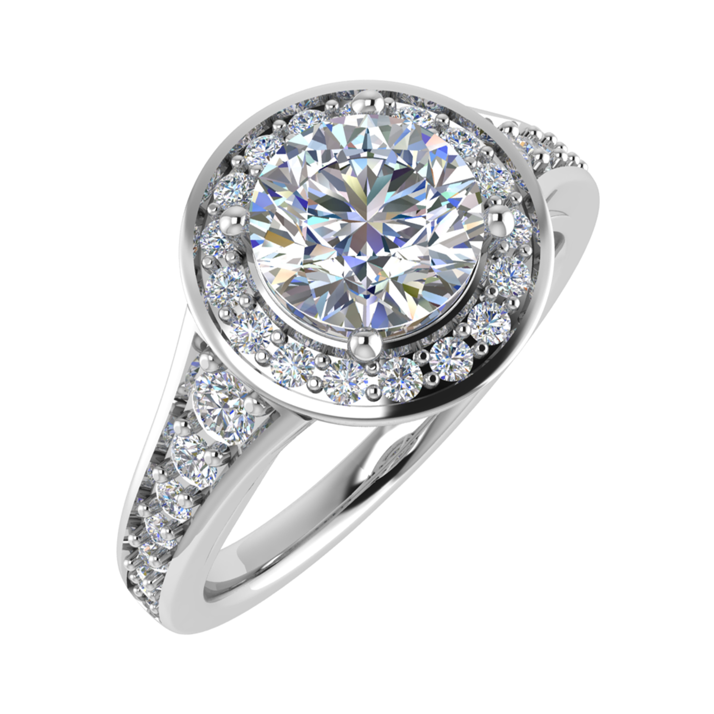 Tessa Natural 4 Prong  Diamond Ring