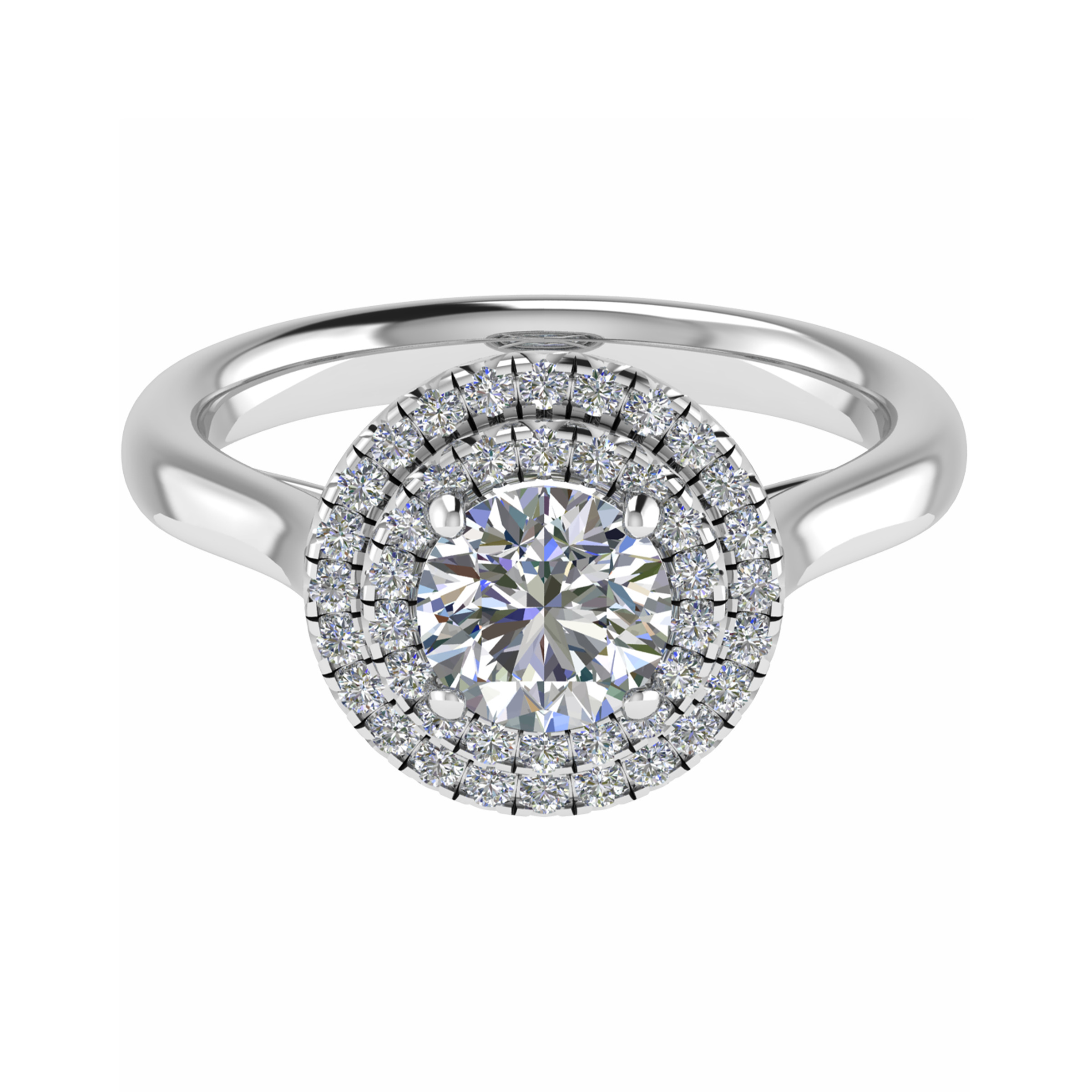 Leena Natural 4 Prong  Diamond Ring