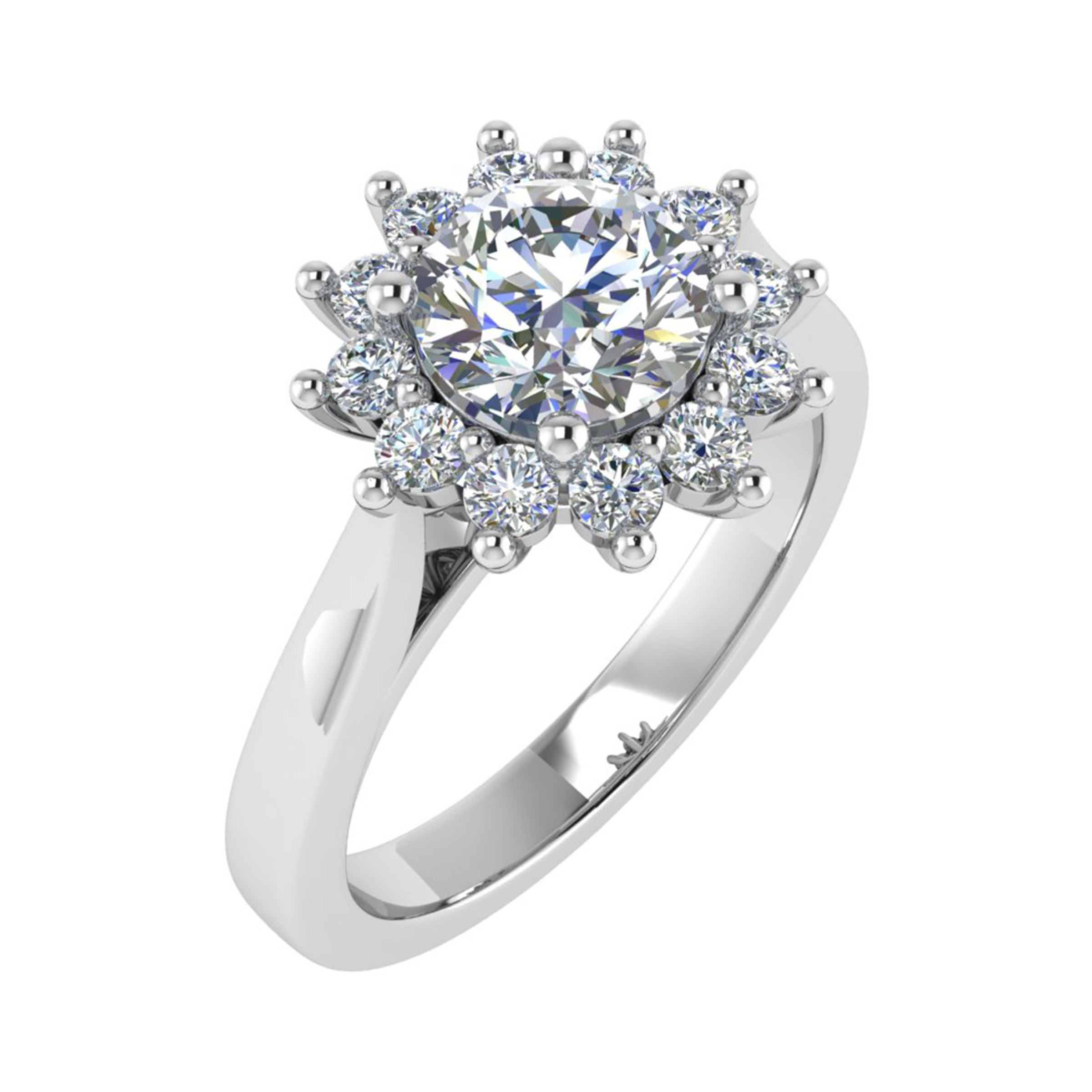 Remi Natural 4 Prong  Diamond Ring