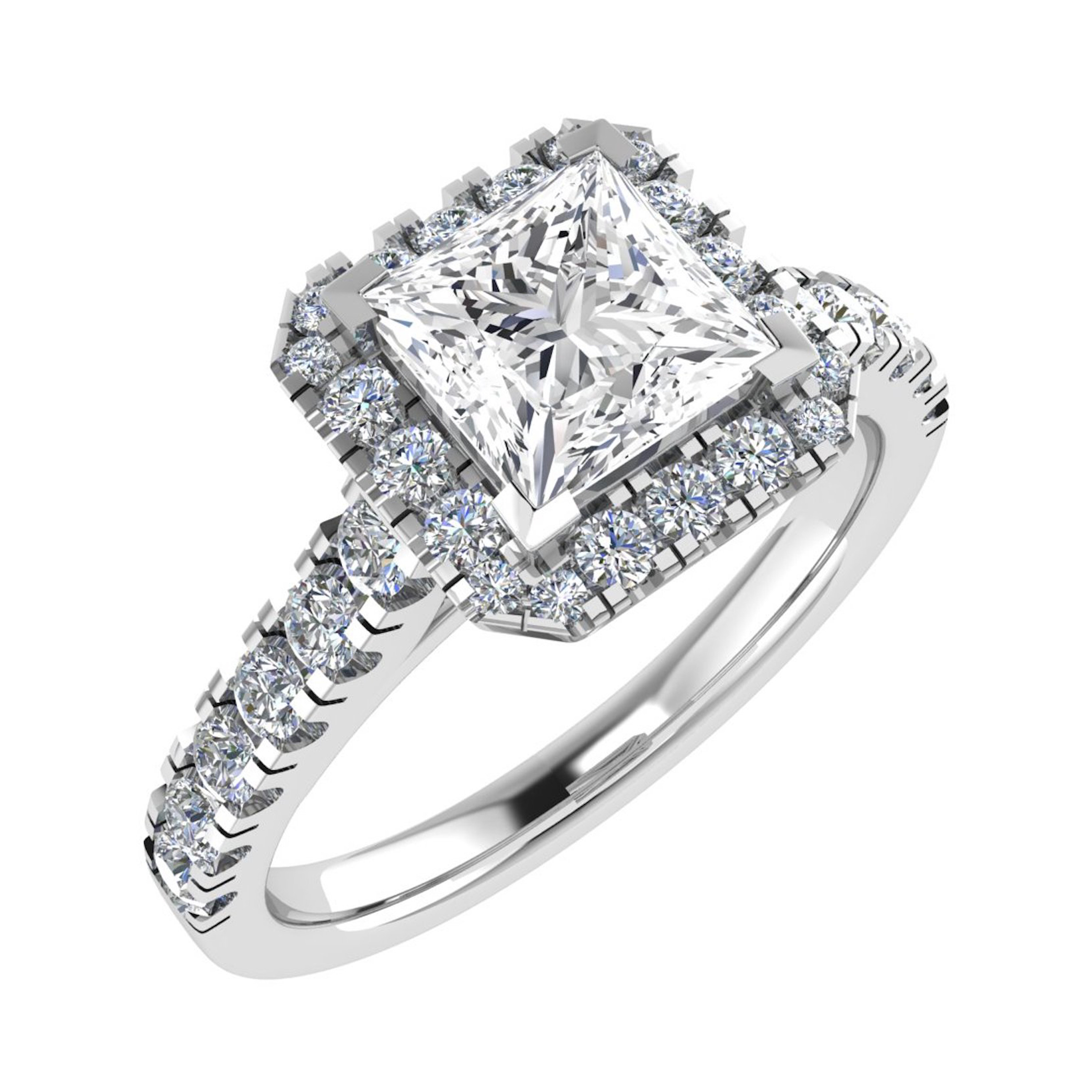 Rosalie Natural 4 Prong  Diamond Ring