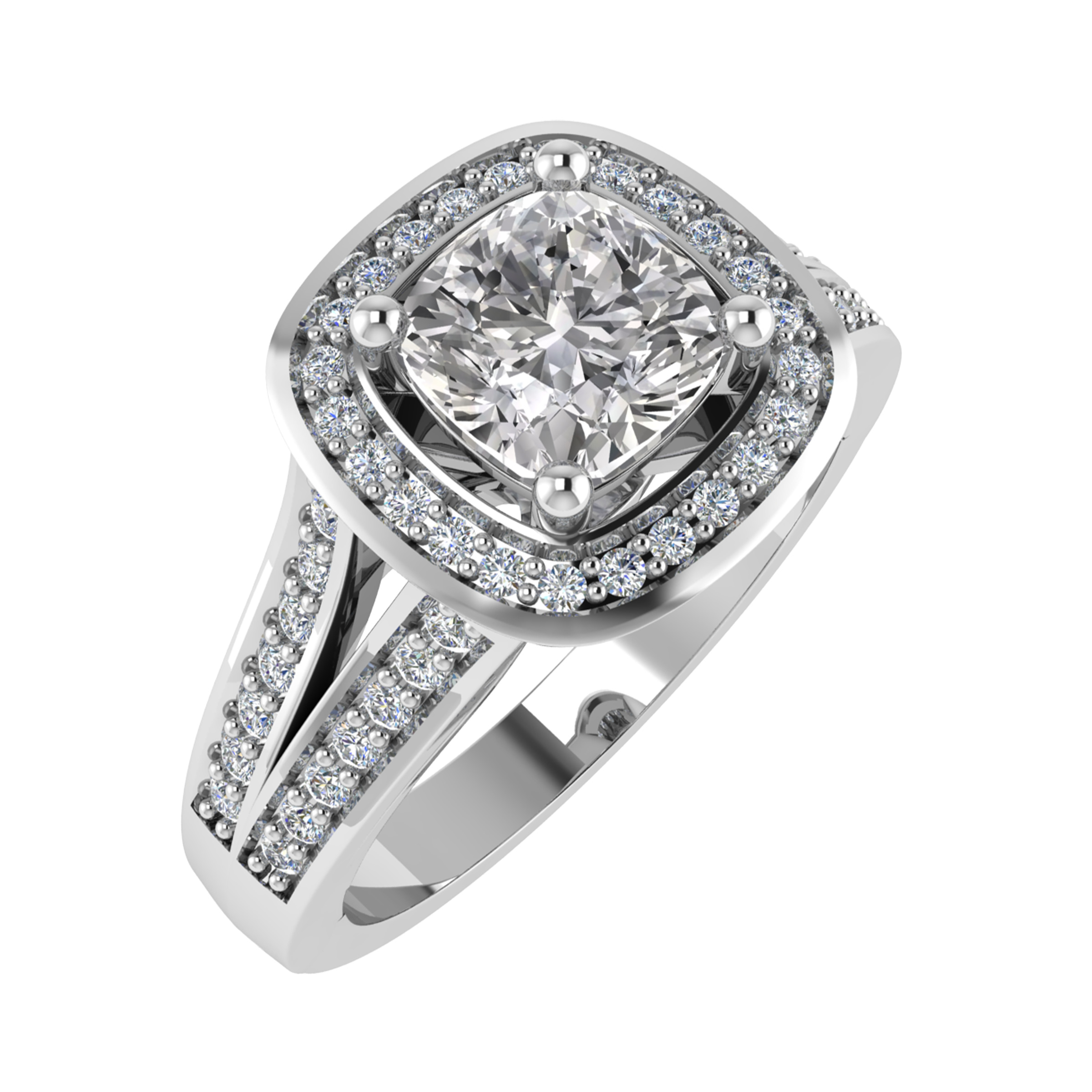 Sibil Natural 4 Prong  Diamond Ring