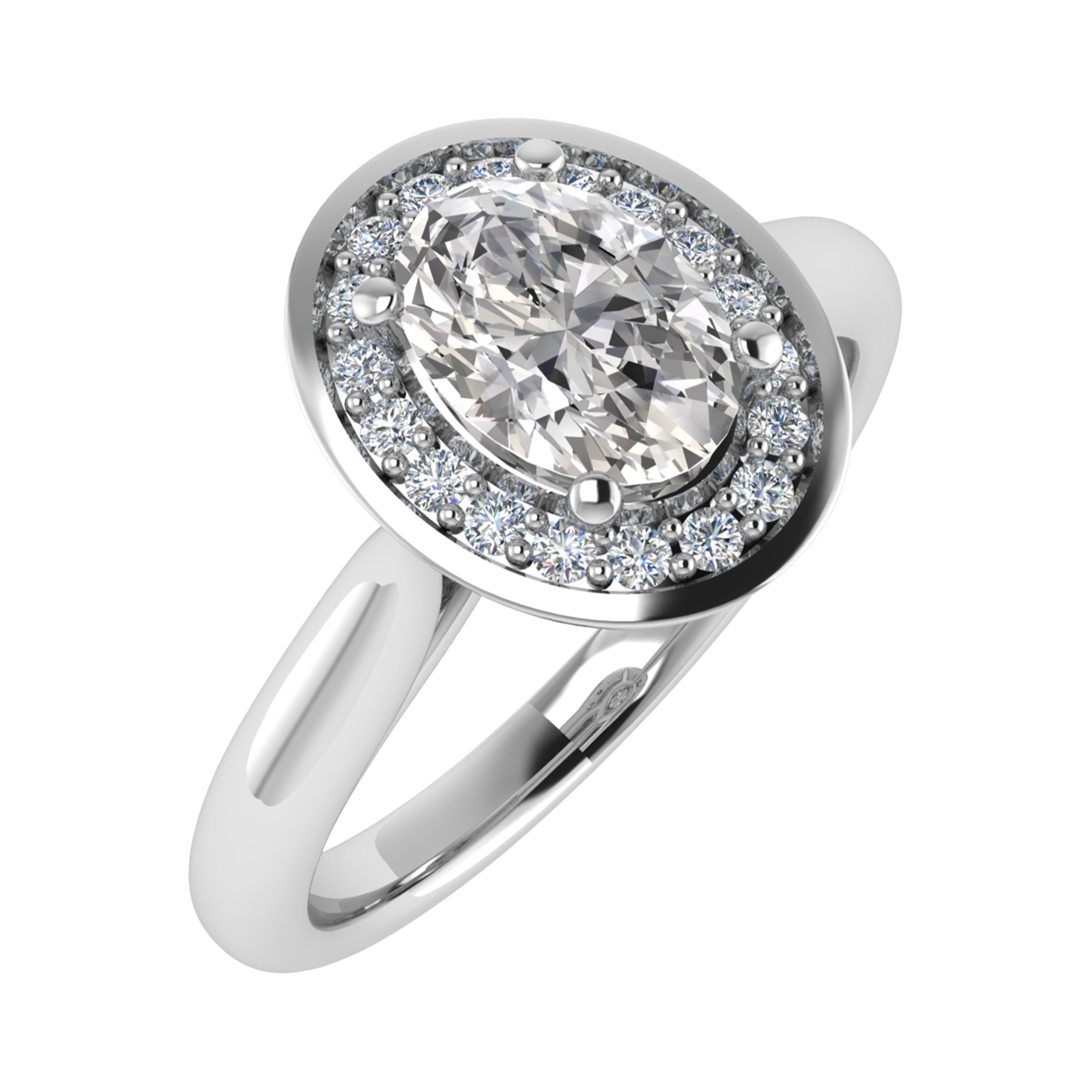 Maria Lab-Created 4 Prong  Diamond Ring