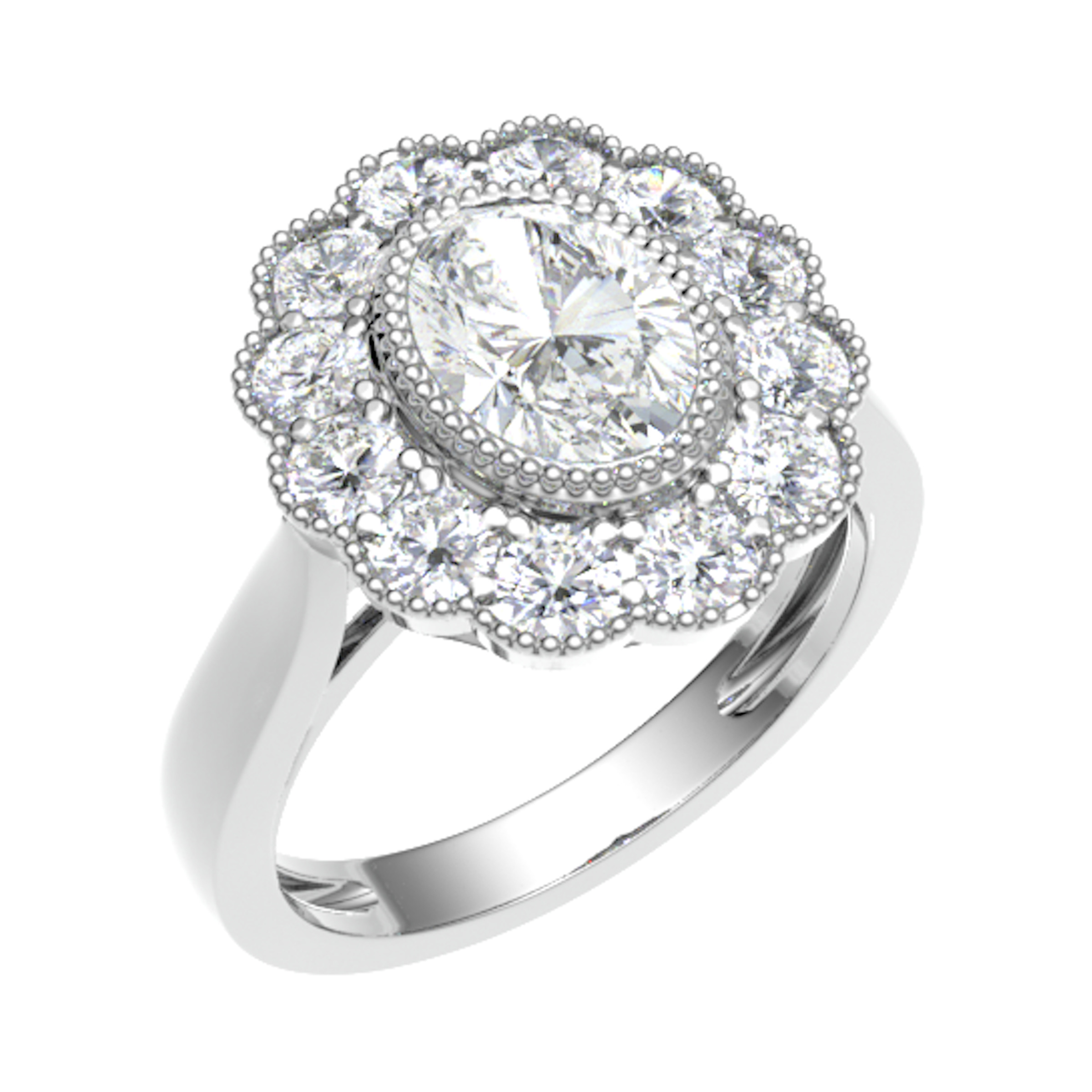 Penelope Natural Bezel  Diamond Ring
