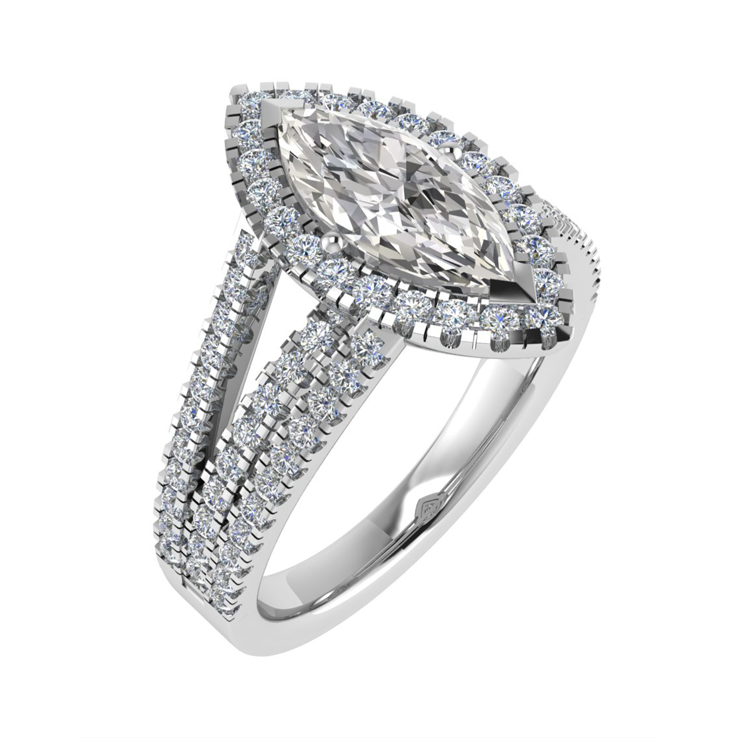 Lola Natural 4 Prong  Diamond Ring