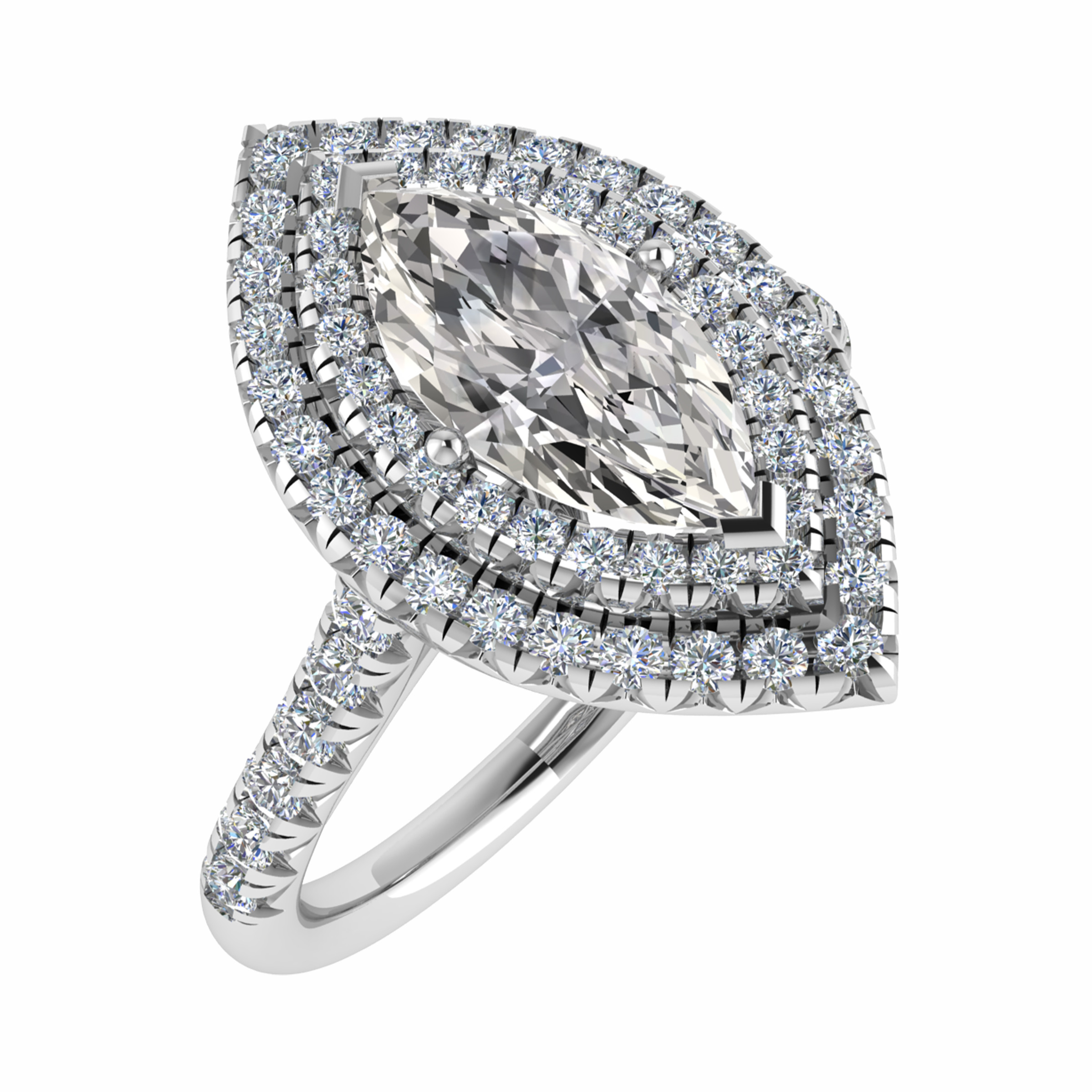 Ophelia Natural 4 Prong  Diamond Ring