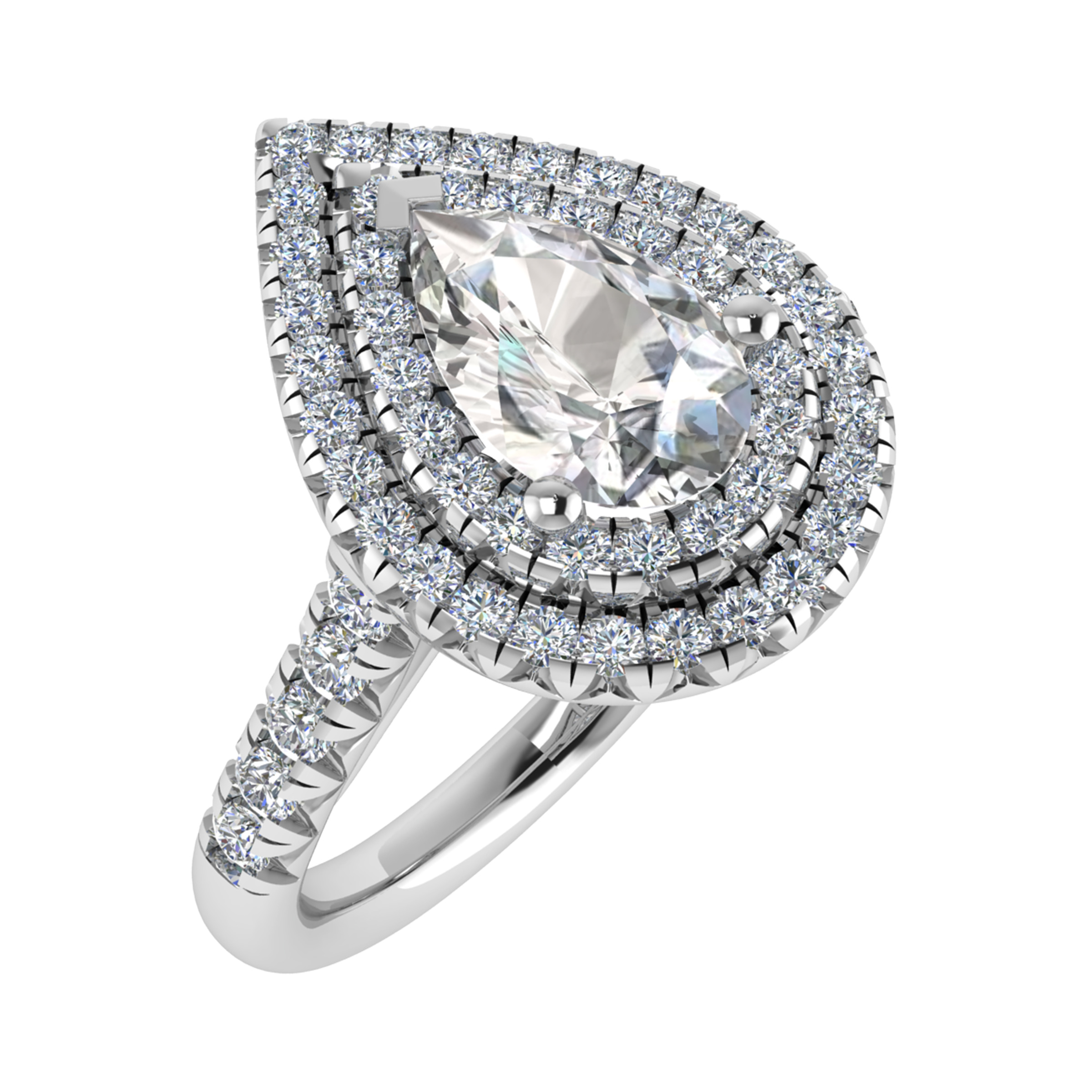 Emmaline Natural 3 Prong  Diamond Ring