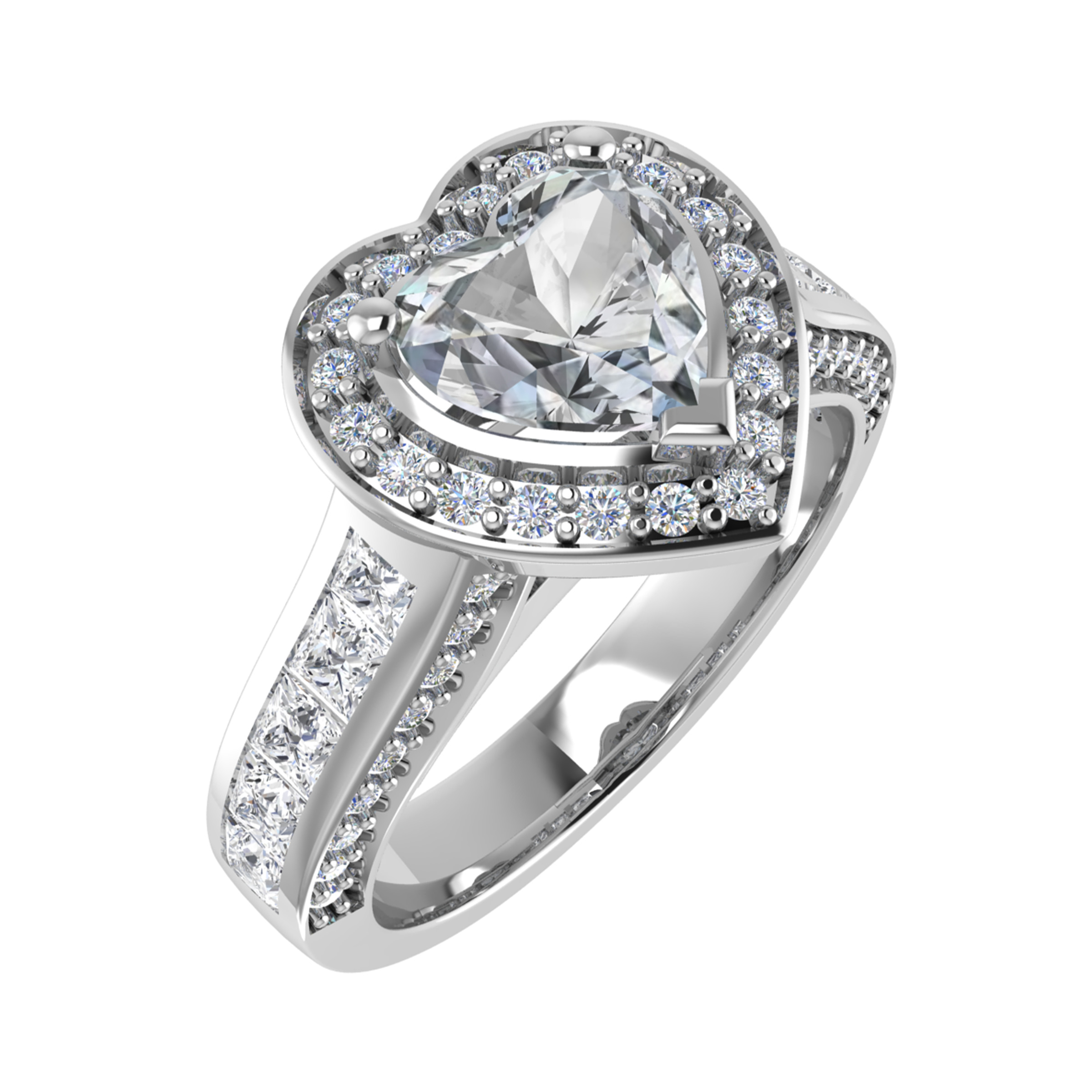 Renita Natural 3 Prong  Diamond Ring
