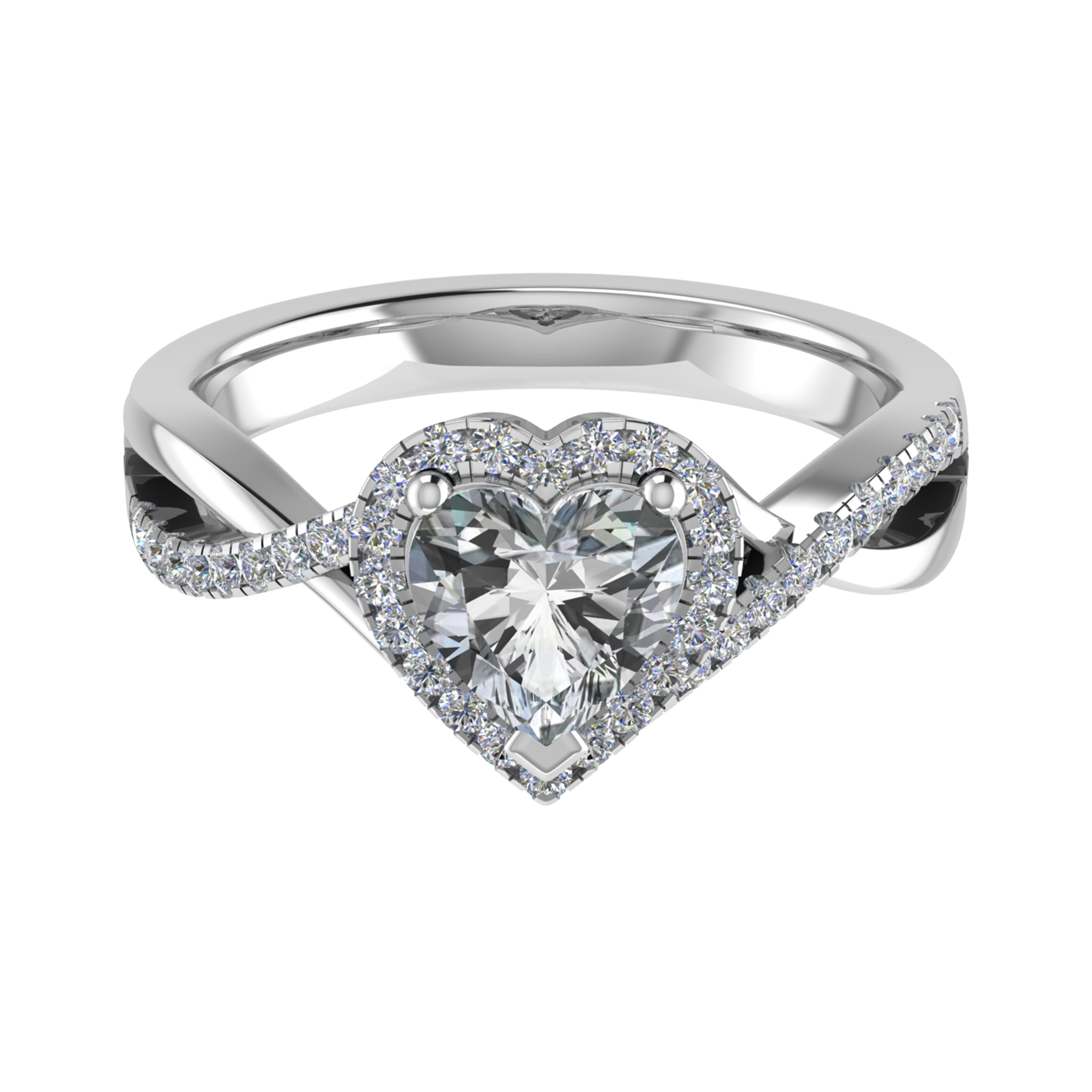 Ema Natural 3 Prong  Diamond Ring