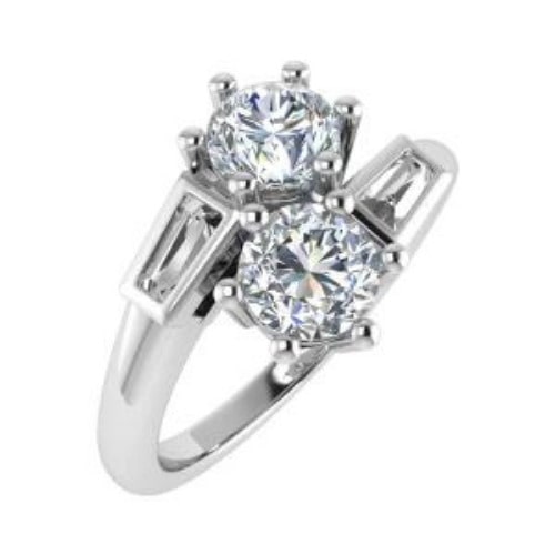 Cadyna Natural 6 Prong  Diamond Ring