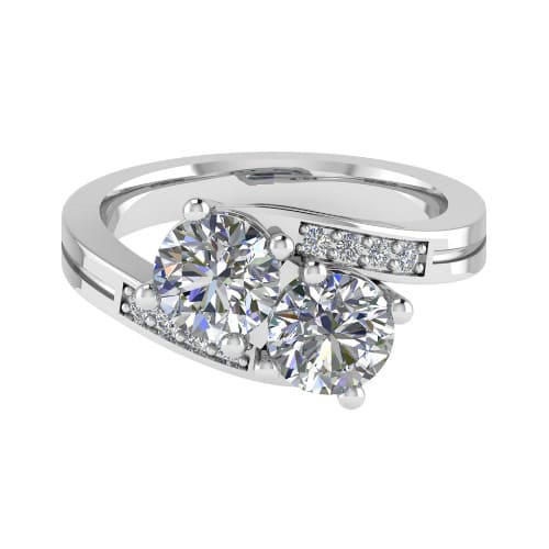 Cadena Natural Diamond 4 Prong  Engagement Ring