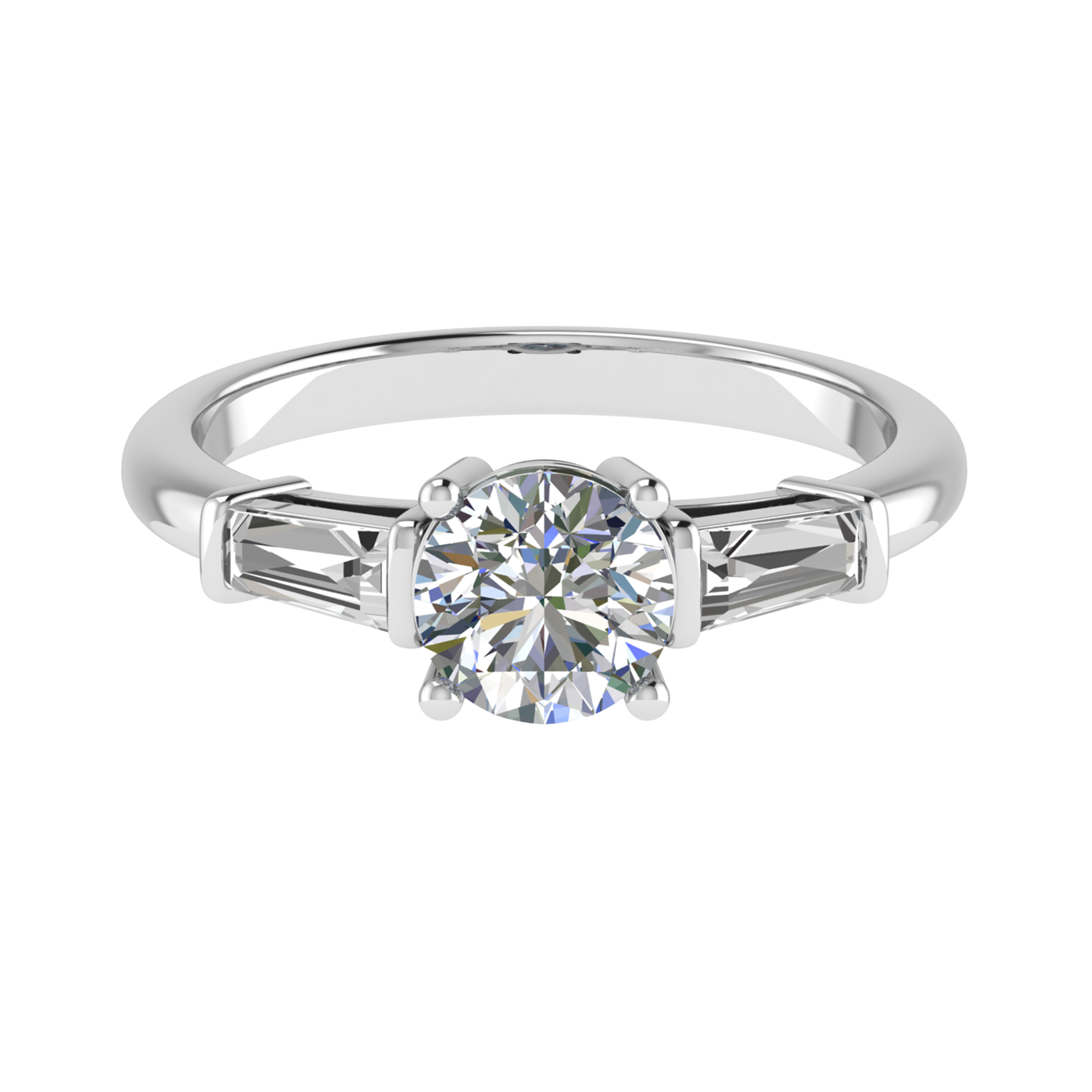 Aileth Natural Diamond  Engagement Ring