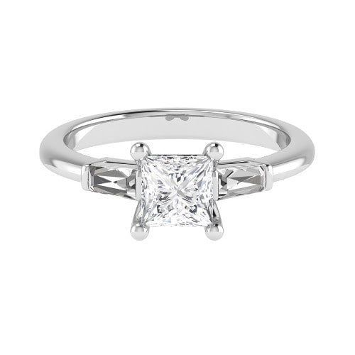 Aneisha Natural Diamond 4 Prong Set  Engagement Ring