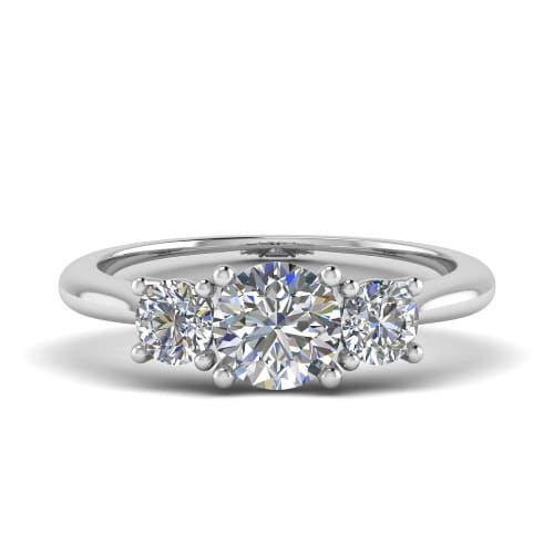 Davette Natural Diamond 4 Prong  Engagement Ring