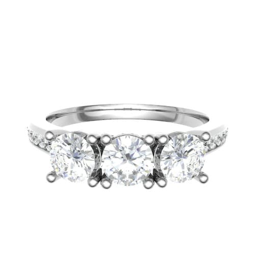 Dandret Natural 4 Prong  Diamond Ring