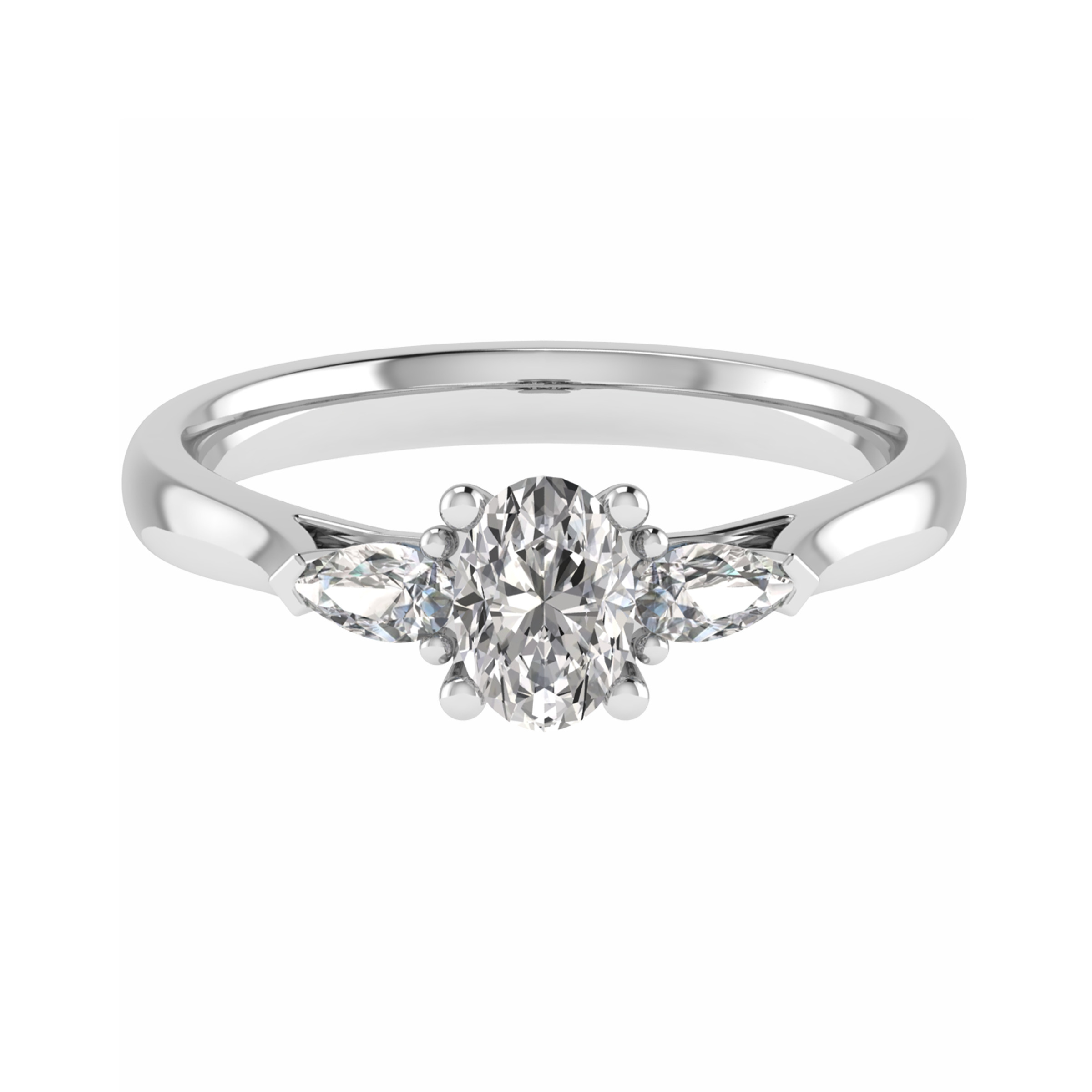 Melissa Natural Diamond  Engagement Ring